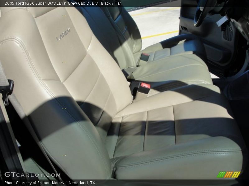 Black / Tan 2005 Ford F350 Super Duty Lariat Crew Cab Dually