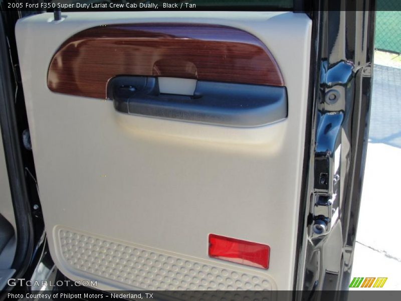 Black / Tan 2005 Ford F350 Super Duty Lariat Crew Cab Dually