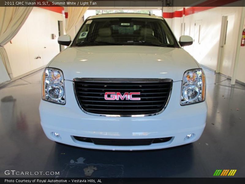 Summit White / Light Tan 2011 GMC Yukon XL SLT