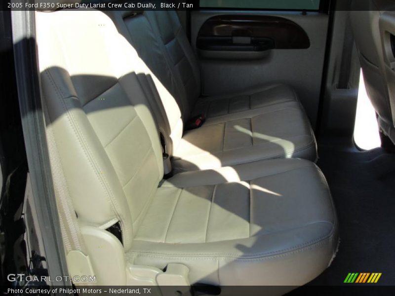 Black / Tan 2005 Ford F350 Super Duty Lariat Crew Cab Dually