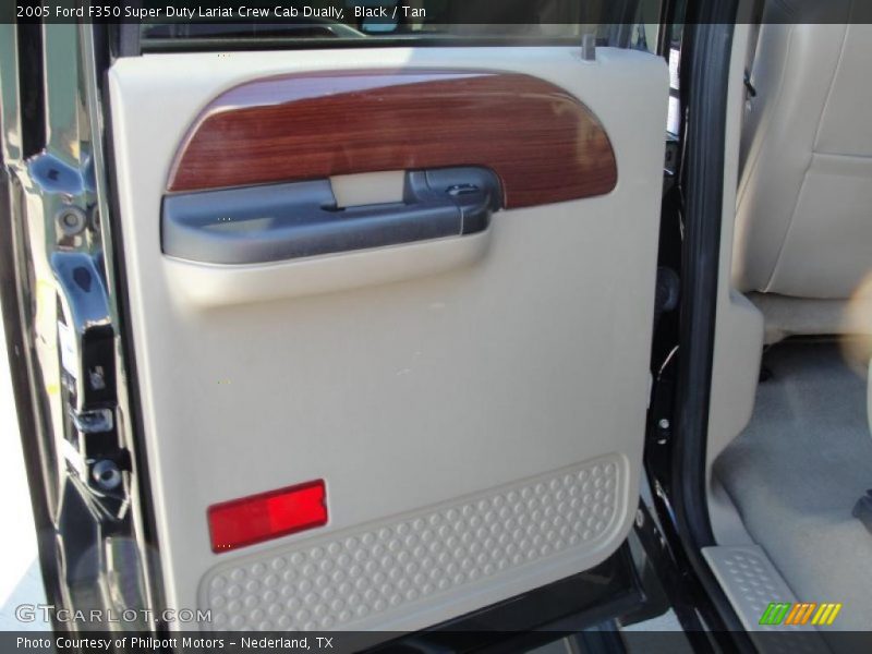 Black / Tan 2005 Ford F350 Super Duty Lariat Crew Cab Dually