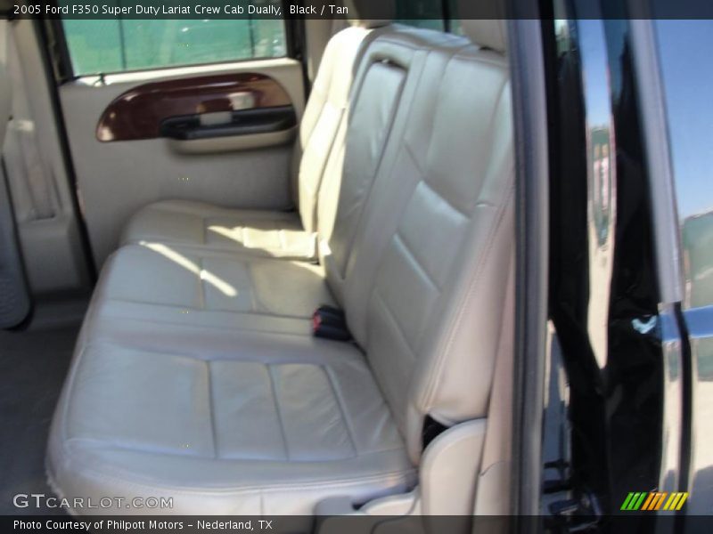 Black / Tan 2005 Ford F350 Super Duty Lariat Crew Cab Dually