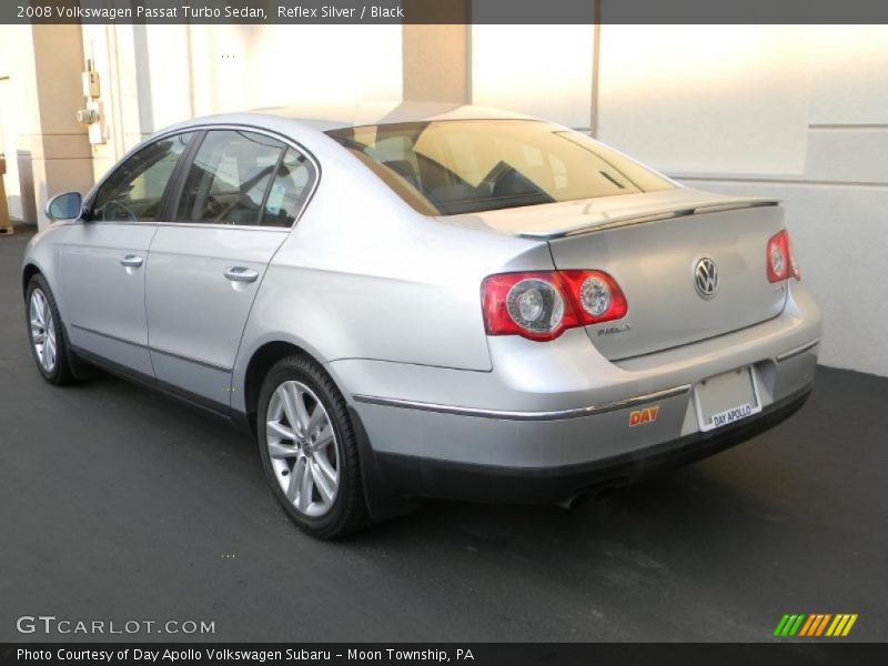 Reflex Silver / Black 2008 Volkswagen Passat Turbo Sedan