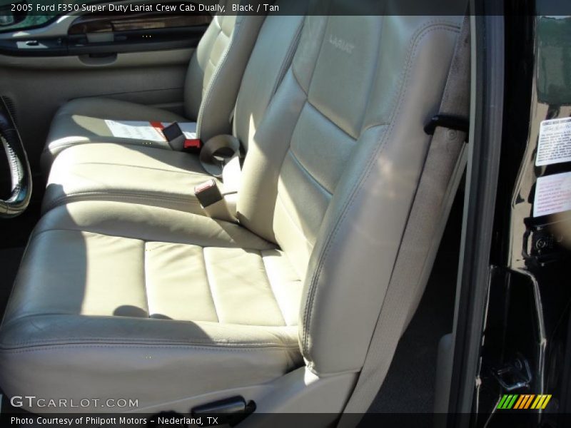 Black / Tan 2005 Ford F350 Super Duty Lariat Crew Cab Dually