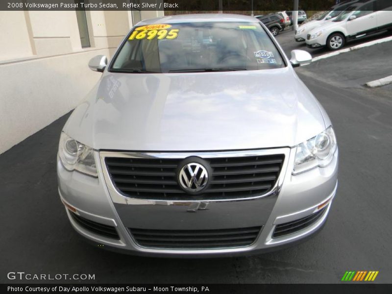 Reflex Silver / Black 2008 Volkswagen Passat Turbo Sedan