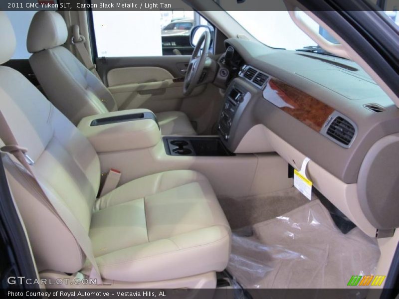 Carbon Black Metallic / Light Tan 2011 GMC Yukon SLT