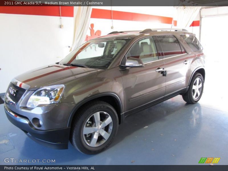 Medium Brown Metallic / Cashmere 2011 GMC Acadia SLT