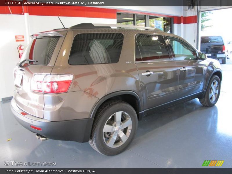 Medium Brown Metallic / Cashmere 2011 GMC Acadia SLT