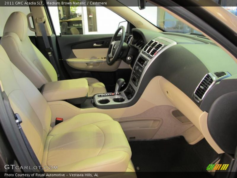 Medium Brown Metallic / Cashmere 2011 GMC Acadia SLT