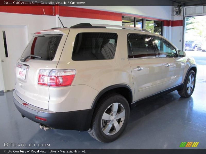 Gold Mist Metallic / Cashmere 2011 GMC Acadia SLT