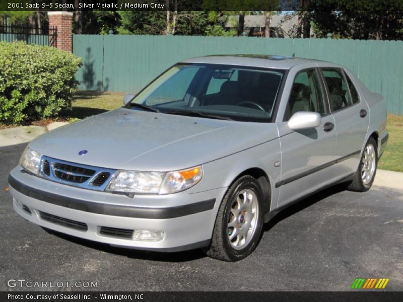 Silver Metallic / Medium Gray 2001 Saab 9-5 Sedan