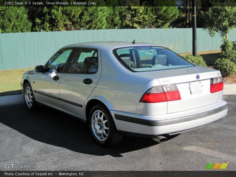 Silver Metallic / Medium Gray 2001 Saab 9-5 Sedan