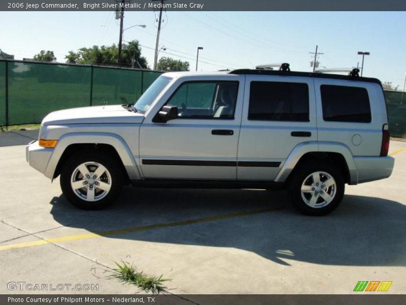 Bright Silver Metallic / Medium Slate Gray 2006 Jeep Commander