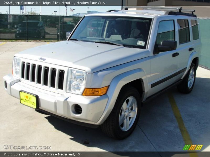 Bright Silver Metallic / Medium Slate Gray 2006 Jeep Commander