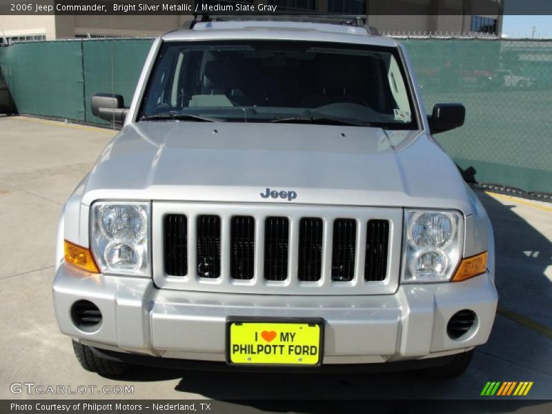 Bright Silver Metallic / Medium Slate Gray 2006 Jeep Commander
