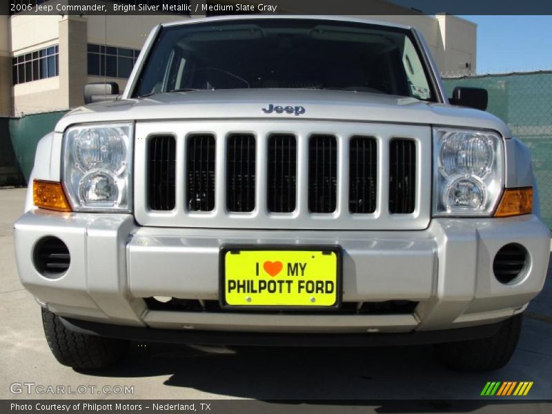 Bright Silver Metallic / Medium Slate Gray 2006 Jeep Commander