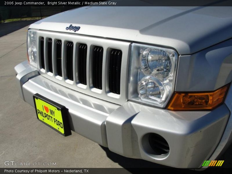 Bright Silver Metallic / Medium Slate Gray 2006 Jeep Commander