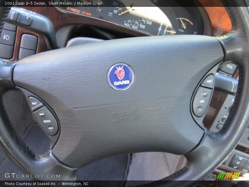 Silver Metallic / Medium Gray 2001 Saab 9-5 Sedan