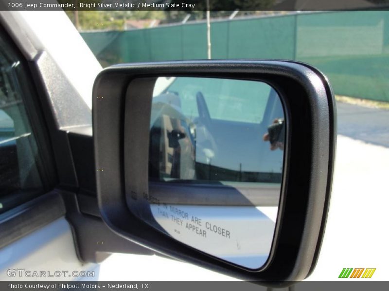 Bright Silver Metallic / Medium Slate Gray 2006 Jeep Commander