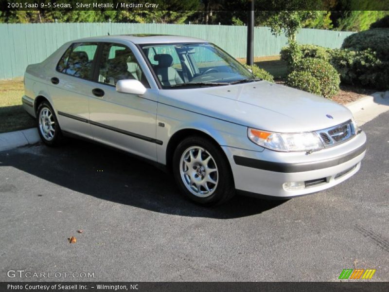 Silver Metallic / Medium Gray 2001 Saab 9-5 Sedan