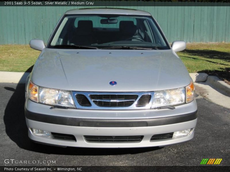 Silver Metallic / Medium Gray 2001 Saab 9-5 Sedan