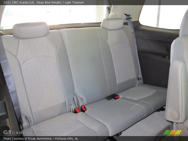 Deep Blue Metallic / Light Titanium 2011 GMC Acadia SLE