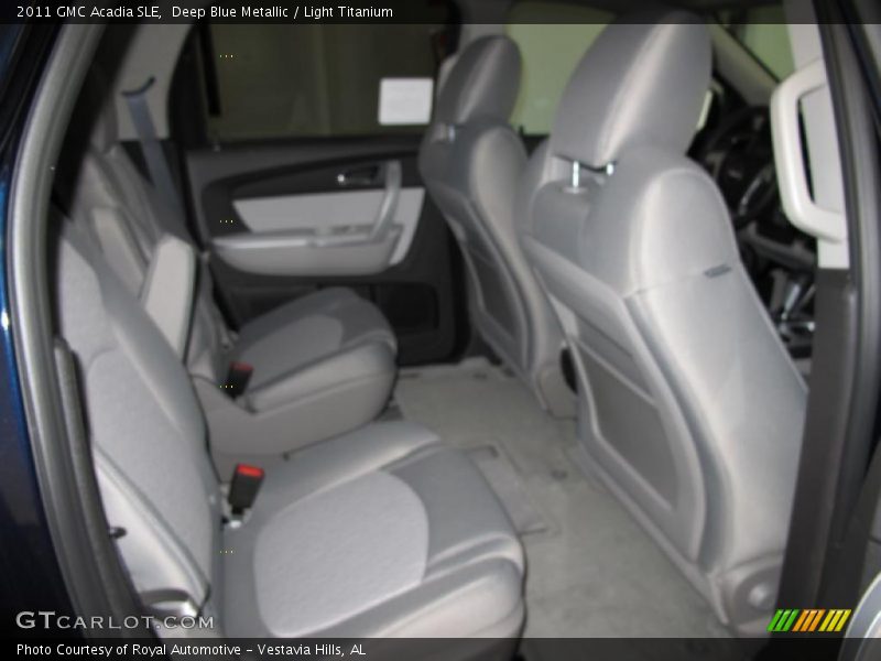 Deep Blue Metallic / Light Titanium 2011 GMC Acadia SLE