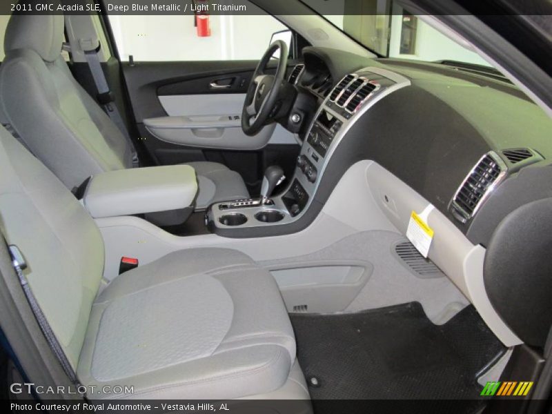 Deep Blue Metallic / Light Titanium 2011 GMC Acadia SLE