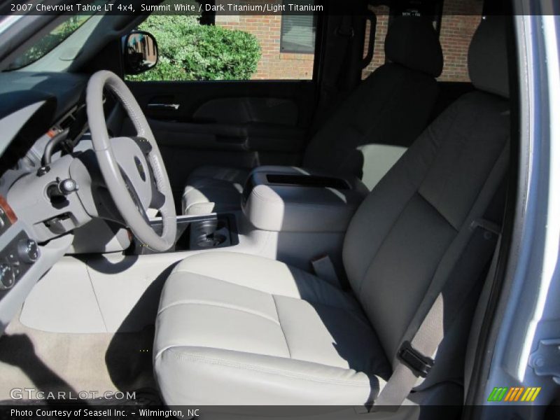 Summit White / Dark Titanium/Light Titanium 2007 Chevrolet Tahoe LT 4x4