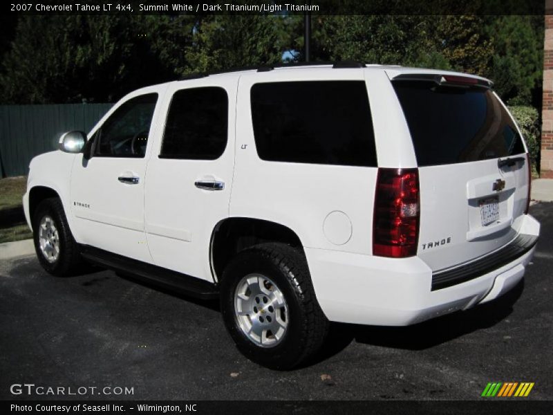 Summit White / Dark Titanium/Light Titanium 2007 Chevrolet Tahoe LT 4x4
