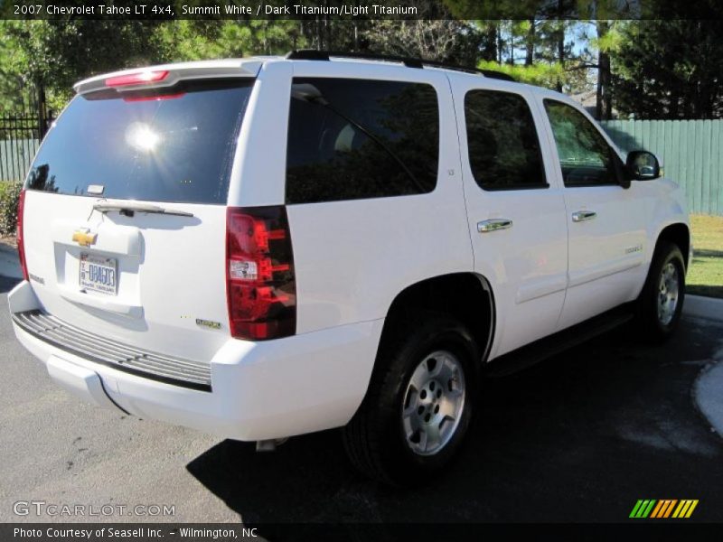 Summit White / Dark Titanium/Light Titanium 2007 Chevrolet Tahoe LT 4x4