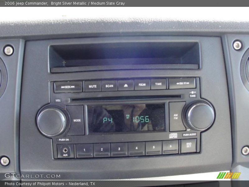 Bright Silver Metallic / Medium Slate Gray 2006 Jeep Commander