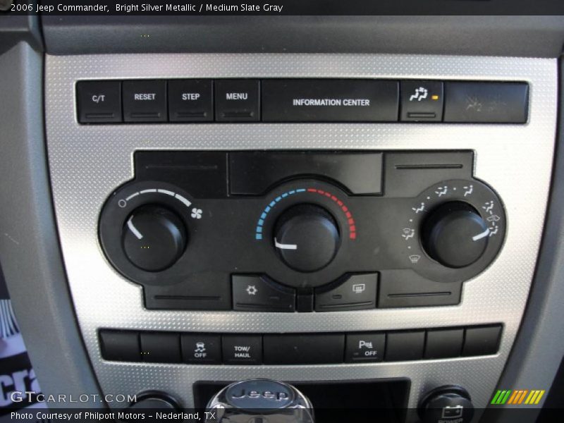 Bright Silver Metallic / Medium Slate Gray 2006 Jeep Commander