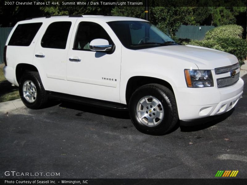 Summit White / Dark Titanium/Light Titanium 2007 Chevrolet Tahoe LT 4x4