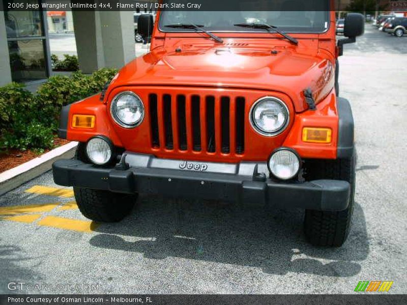 Flame Red / Dark Slate Gray 2006 Jeep Wrangler Unlimited 4x4