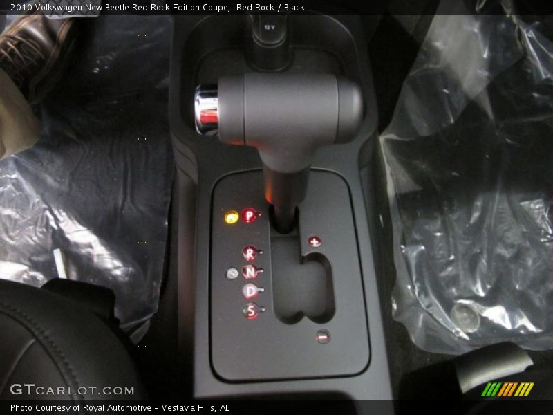  2010 New Beetle Red Rock Edition Coupe 6 Speed Tiptronic Automatic Shifter