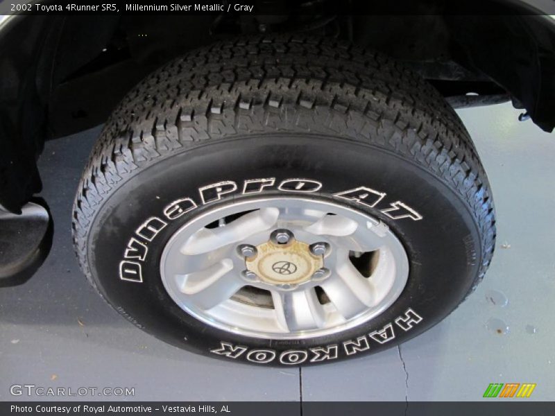 Millennium Silver Metallic / Gray 2002 Toyota 4Runner SR5