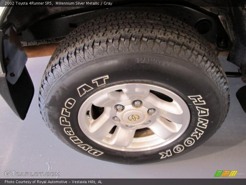 Millennium Silver Metallic / Gray 2002 Toyota 4Runner SR5