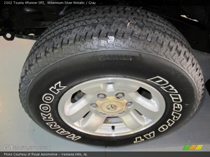 Millennium Silver Metallic / Gray 2002 Toyota 4Runner SR5