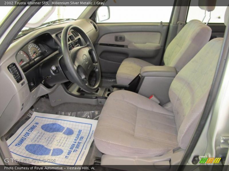Millennium Silver Metallic / Gray 2002 Toyota 4Runner SR5