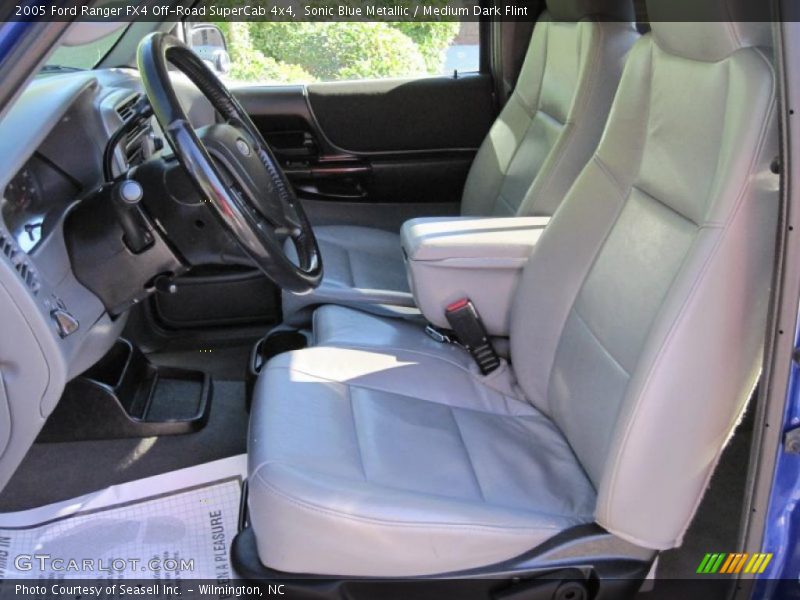 Sonic Blue Metallic / Medium Dark Flint 2005 Ford Ranger FX4 Off-Road SuperCab 4x4