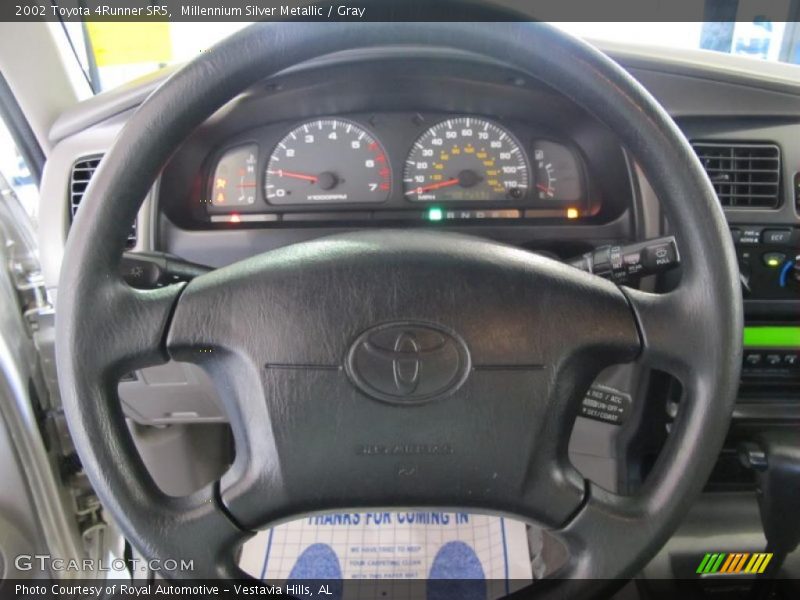 Millennium Silver Metallic / Gray 2002 Toyota 4Runner SR5
