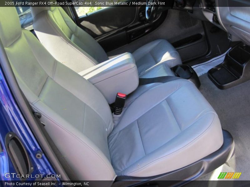 Sonic Blue Metallic / Medium Dark Flint 2005 Ford Ranger FX4 Off-Road SuperCab 4x4