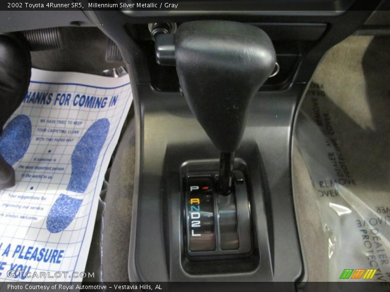 Millennium Silver Metallic / Gray 2002 Toyota 4Runner SR5