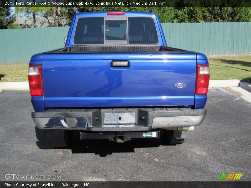 Sonic Blue Metallic / Medium Dark Flint 2005 Ford Ranger FX4 Off-Road SuperCab 4x4