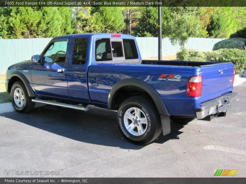 Sonic Blue Metallic / Medium Dark Flint 2005 Ford Ranger FX4 Off-Road SuperCab 4x4