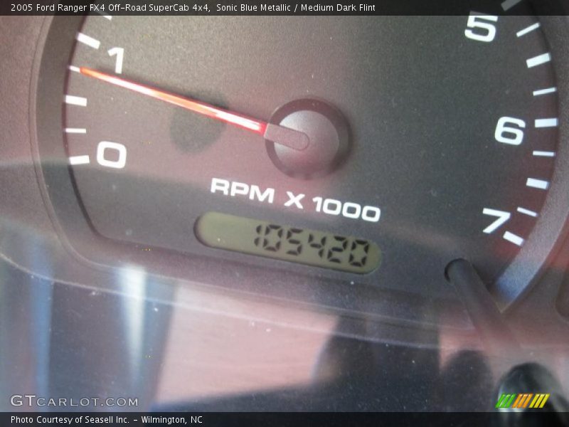 Sonic Blue Metallic / Medium Dark Flint 2005 Ford Ranger FX4 Off-Road SuperCab 4x4
