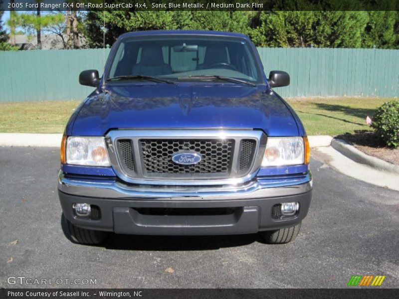 Sonic Blue Metallic / Medium Dark Flint 2005 Ford Ranger FX4 Off-Road SuperCab 4x4