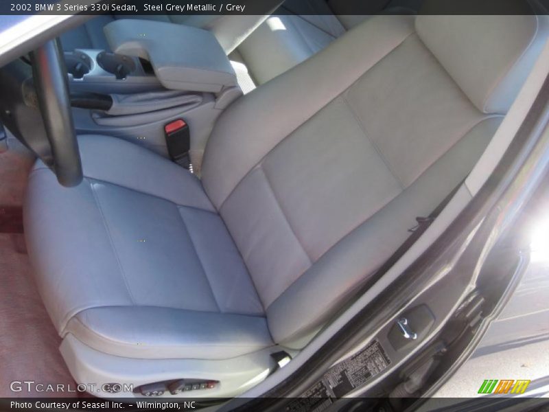Steel Grey Metallic / Grey 2002 BMW 3 Series 330i Sedan