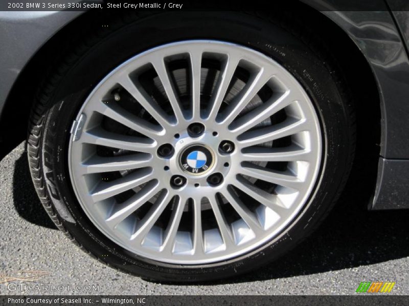 Steel Grey Metallic / Grey 2002 BMW 3 Series 330i Sedan